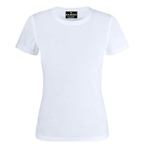 Cotton-feeling polyester S/S T-shirt